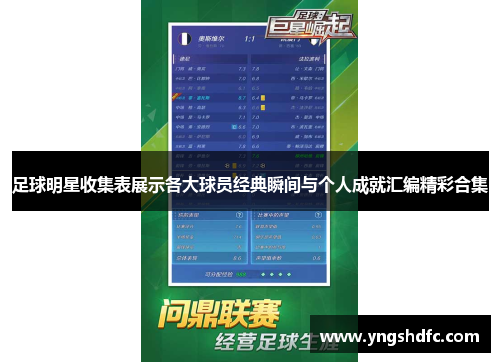 足球明星收集表展示各大球员经典瞬间与个人成就汇编精彩合集